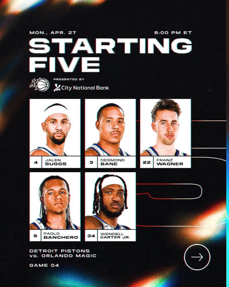 星空体育下载-魔术首发：萨格斯、贝恩、瓦格纳、班凯罗、温德尔-卡特